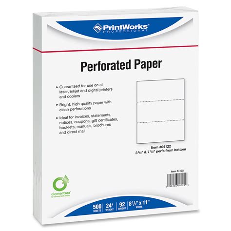 Printworks Copy & Multipurpose Paper - 500 sheets / ream - 24 lb. - 3-2 ...