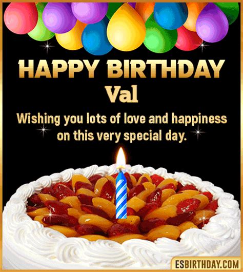 Happy Birthday Val GIF 🎂 Images Animated Wishes【28 GiFs】