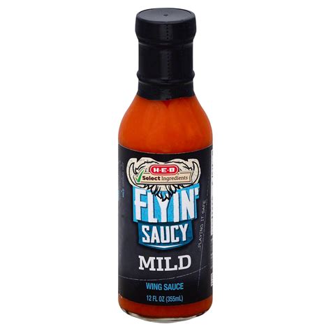 H-E-B Select Ingredients Flyin' Saucy Mild Wing Sauce - Shop Specialty ...