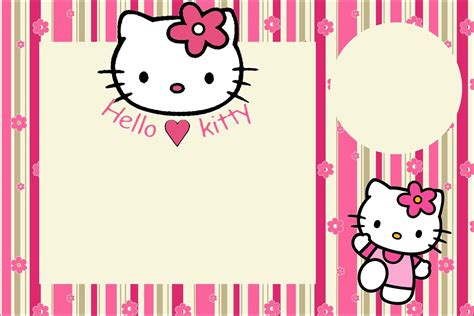 Hello Kitty Birthday Banner Template Free - Toptemplate.my.id