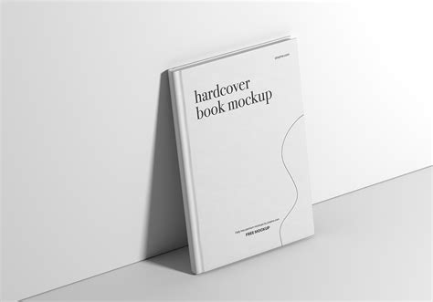 Free Standing Hardcover Book Mockup Template - Pixcrafter