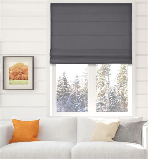 Arlo Blinds Thermal Room Darkening Cordless Fabric Roman Shades, Color ...