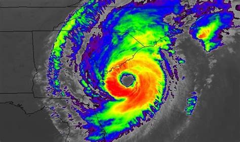 Hurricane Dorian satellite image: The monster 50-mile eye of 115mph ...