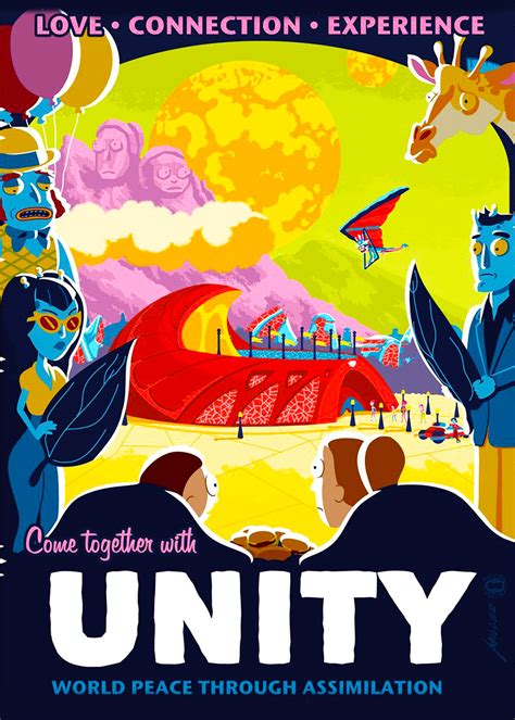 Rick and Morty - Unity - Come Together with Unity | Cartoon posters ...