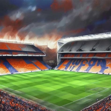 Luton town fc ultra realistic high graphic painting | OpenArt