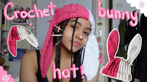 crochet bunny hat tutorial ♡ 🐰 - YouTube