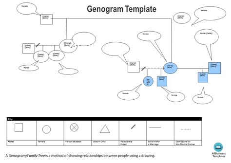 Genogram Template For Word - Toptemplate.my.id