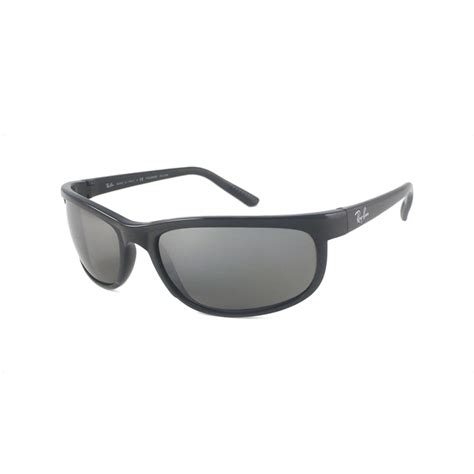 Ray-Ban® Predator 2 Sunglasses // Shiny Black + Grey // Polarized ...