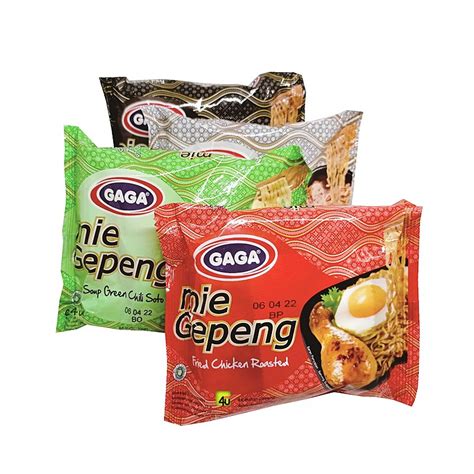 Jual GAGA Mie Gepeng - Mie Instan Pipih - 1 bks Indonesia|Shopee Indonesia