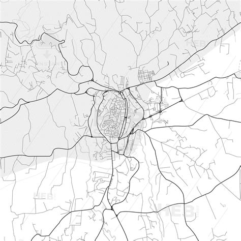 Vector PDF map of Velletri, Italy - HEBSTREITS Sketches