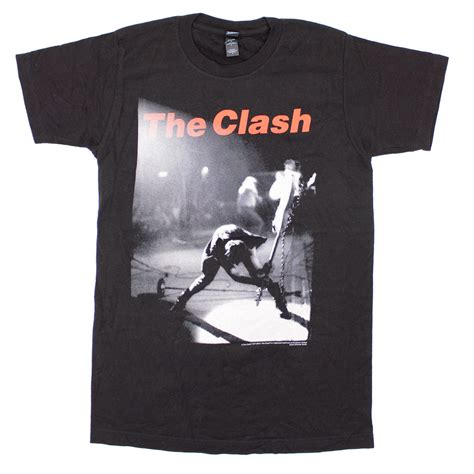 Clash Crashing London Calling Album Art T-shirt 437003 | Rockabilia ...