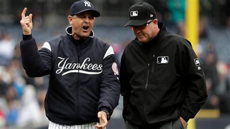 Aaron Boone ejected from New York Yankees game against Arizona Diamondbacks