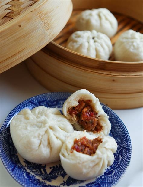 Dim Sum Recipe #8: Steamed BBQ Pork Buns (Char Siu Bao) | Dim sum ...