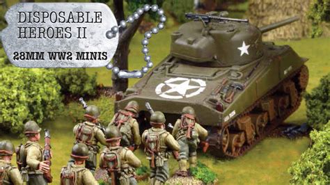 28mm World War 2 Wargaming Miniatures - Disposable Heroes by ...