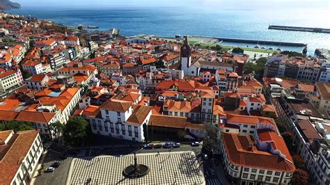 Funchal, Madeira, Portugal - view by drone - 2016 - YouTube