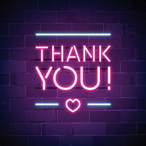 Thank you neon sign vector | free image by rawpixel.com / NingZk V ...