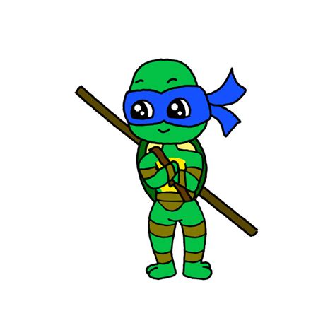 Easy Ninja Turtle Drawing Step By Step