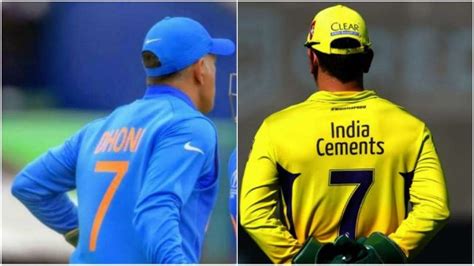 MS Dhoni reveals the real reason why he wears jersey number 7