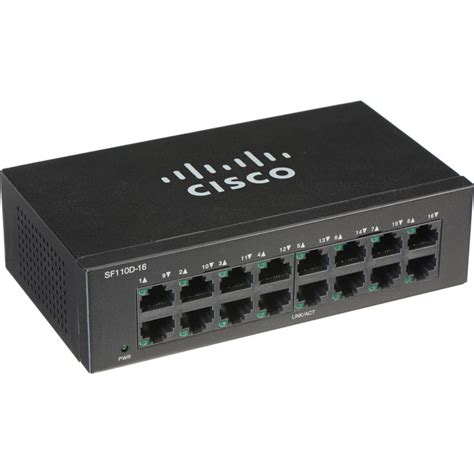 Cisco SF100D-16 16-Port Desktop 10/100 Switch | SF110D-16 | MIDTeks