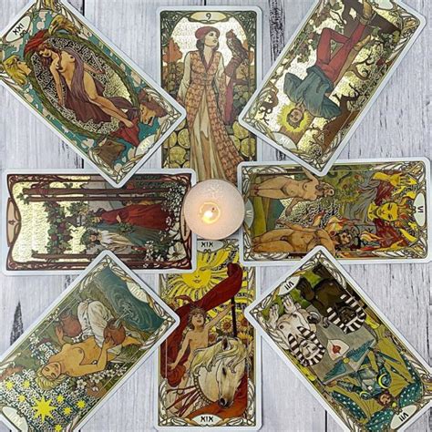 Golden Art Nouveau Tarot - LT Tarot