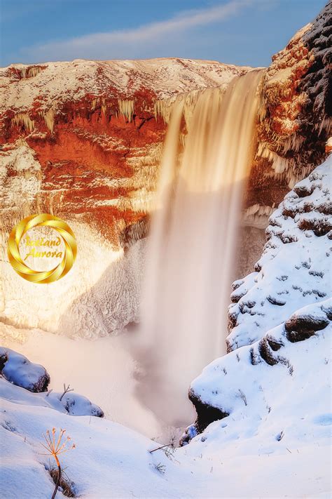 Skogafoss Waterfall Winter - Iceland Photo Gallery