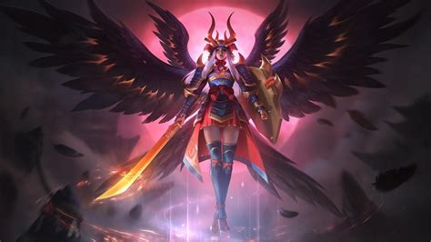 The new skin Freya - Raven Shogun is the August 2020 Buyable Epic skin ...