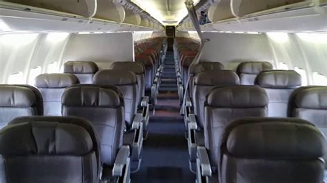 American Airlines Cabin Tour Boeing 737-800 Refurbished Interior - YouTube