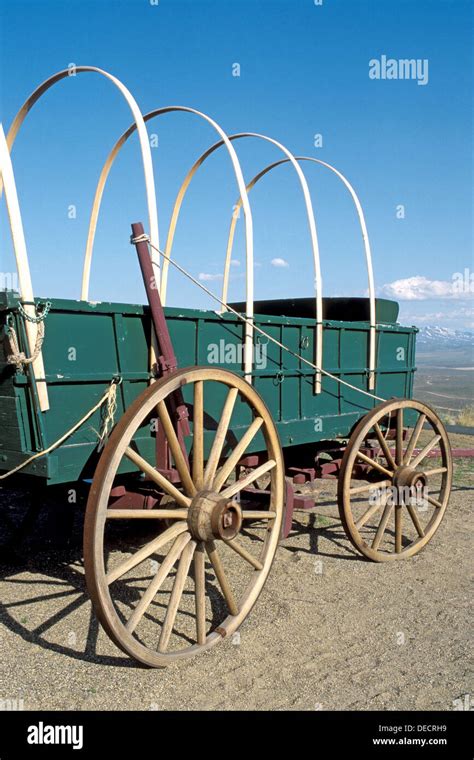 Conestoga wagon at the National Historic Oregon Trail Interpretive ...