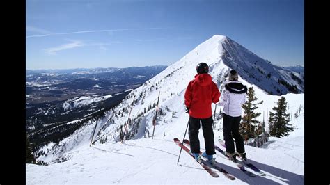 Skiing Bridger Bowl Bozeman Montana - YouTube