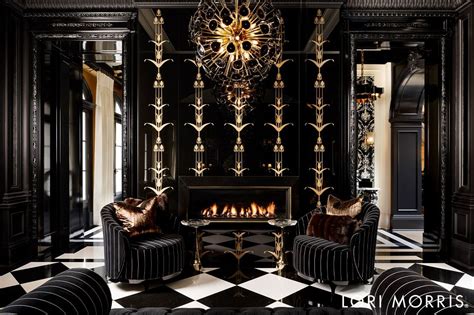 Gold Interiors | Lori Morris Design | US & Canada | Gold interior, Gold ...