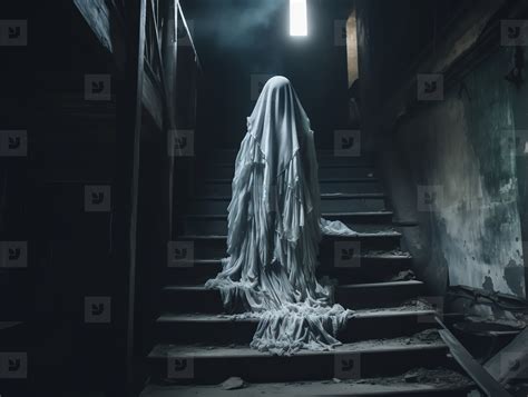 Scary ghost in haunted house stock photo (276968) - YouWorkForThem