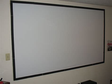 Cheap DIY 100" Projector Screen : 4 Steps - Instructables