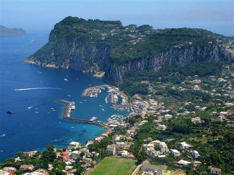 View from Anacapri on Isle of Capri, Italy