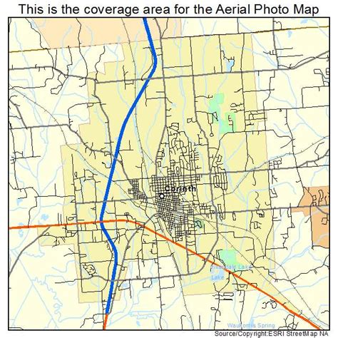 Aerial Photography Map of Corinth, MS Mississippi