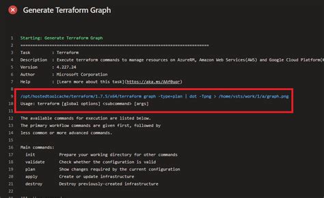 Verification that Azure Yaml build pipeline Terraform graph command is ...