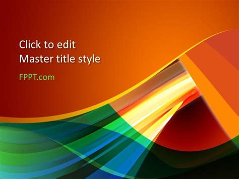 Free Color PowerPoint Template - Free PowerPoint Templates