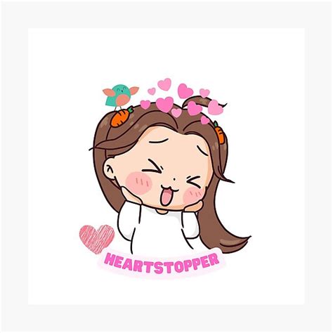 "Heartstopper anime girl" Photographic Print for Sale by RERM | Redbubble