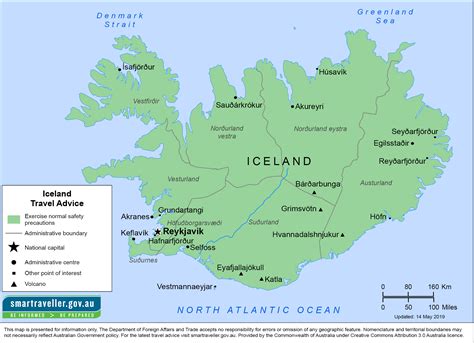 Printable Map Of Iceland