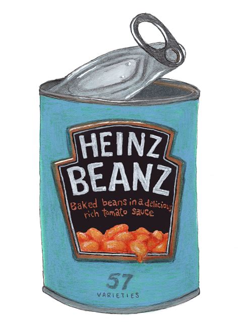 Heinz Beanz Can of Beans Art Print - Etsy