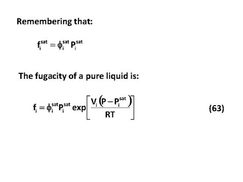 Chapter 4 FUGACITY Fundamental equations for closed system