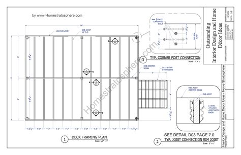 Free 12' X 16' Deck Plan Blueprint (with PDF Document Download)