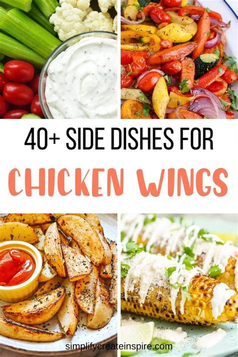 chicken wings, vegetables and dips are the best side dishes for this ...