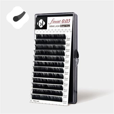 BL Classic Mink Lash Extensions 0.03 | Eyelash Extension Supplies