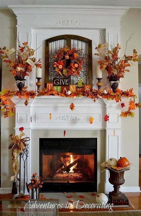 How To Decorate A Fireplace Mantel For Fall - Leadersrooms