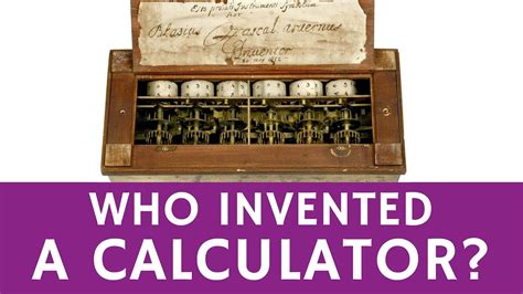 Who Invented the Mechanical Calculator – Pascaline by Blaise Pascal ...