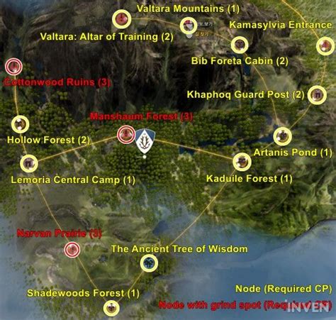 BDO Guide: Sights around Kamasylvia and how to reach the nodes - Inven ...