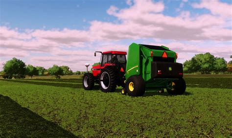 John Deere 560M Baler v1.0.0.0 - FS25 / FS22 Mod