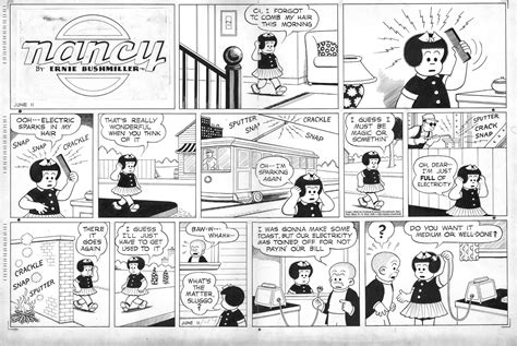 BUSHMILLER, ERNIE Nancy Sunday 6 11 , Nancy play Nancy And Sluggo Comic ...