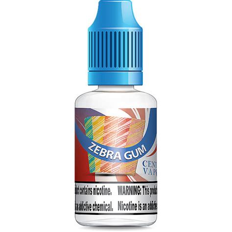 Zebra Gum E Juice Flavor - Central Vapors