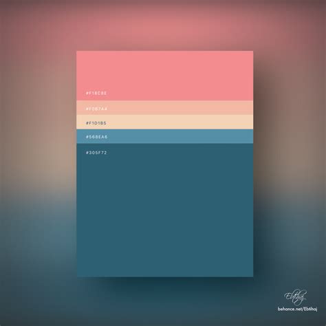 Minimalist Color Palettes 2018 :: Behance